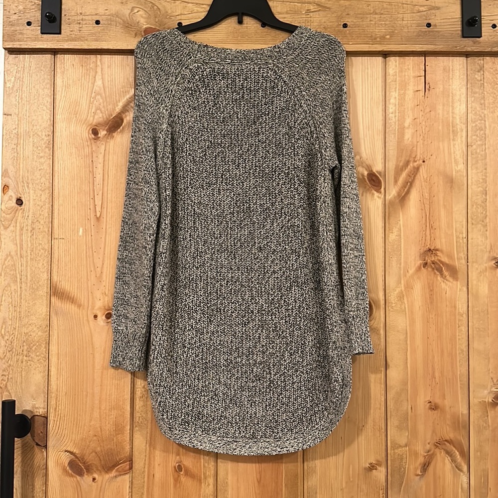 Quinn grey knit sweater - Picture 3 of 5